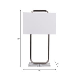 CASPERSHAW SILVER LAMP 25 (IN) 9