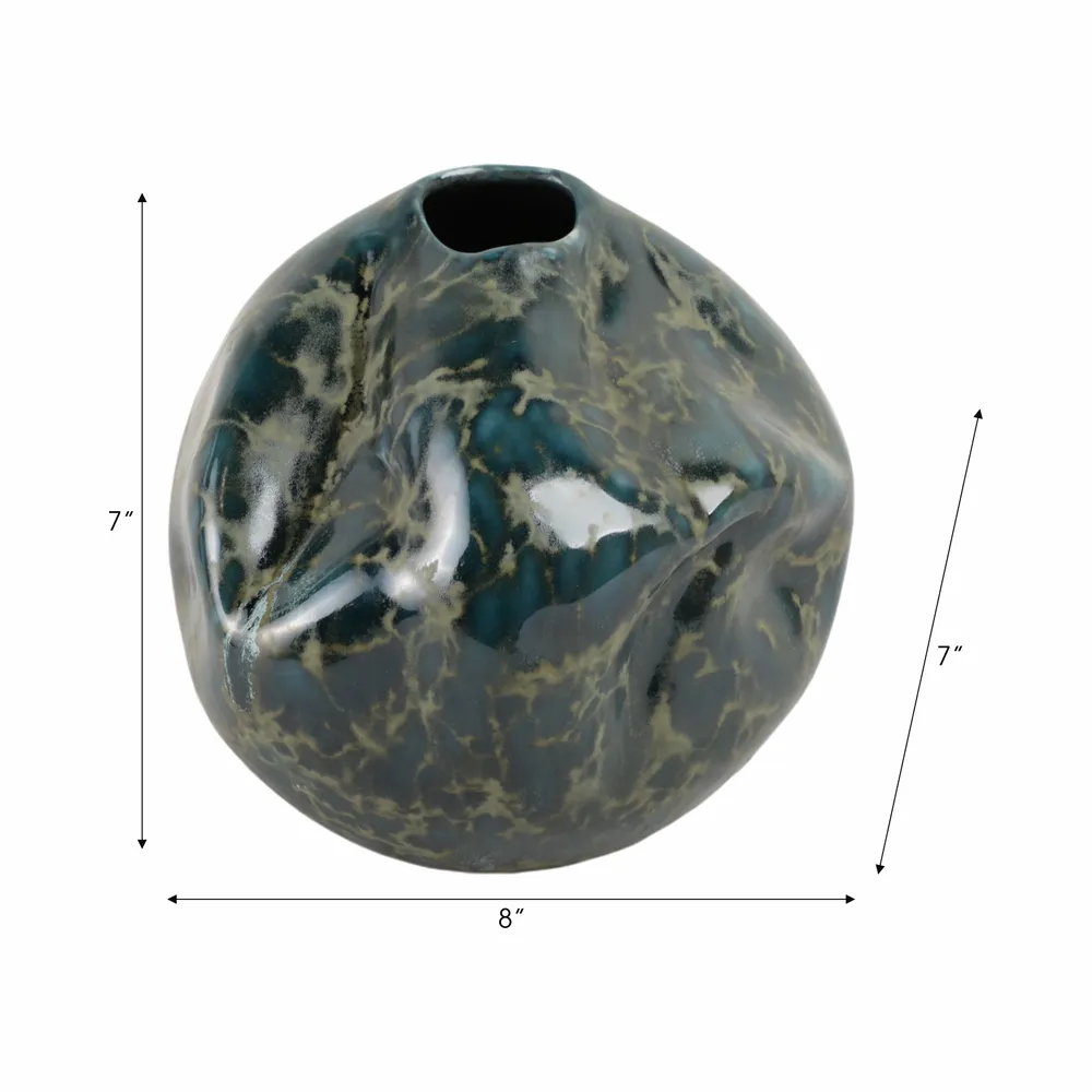 BRAMHAM BLACK VASE 7 (IN)