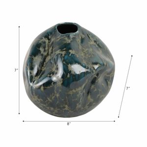 BRAMHAM BLACK VASE 7 (IN) 9
