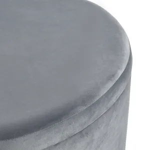 Linder Storage Ottoman - Charcoal 3