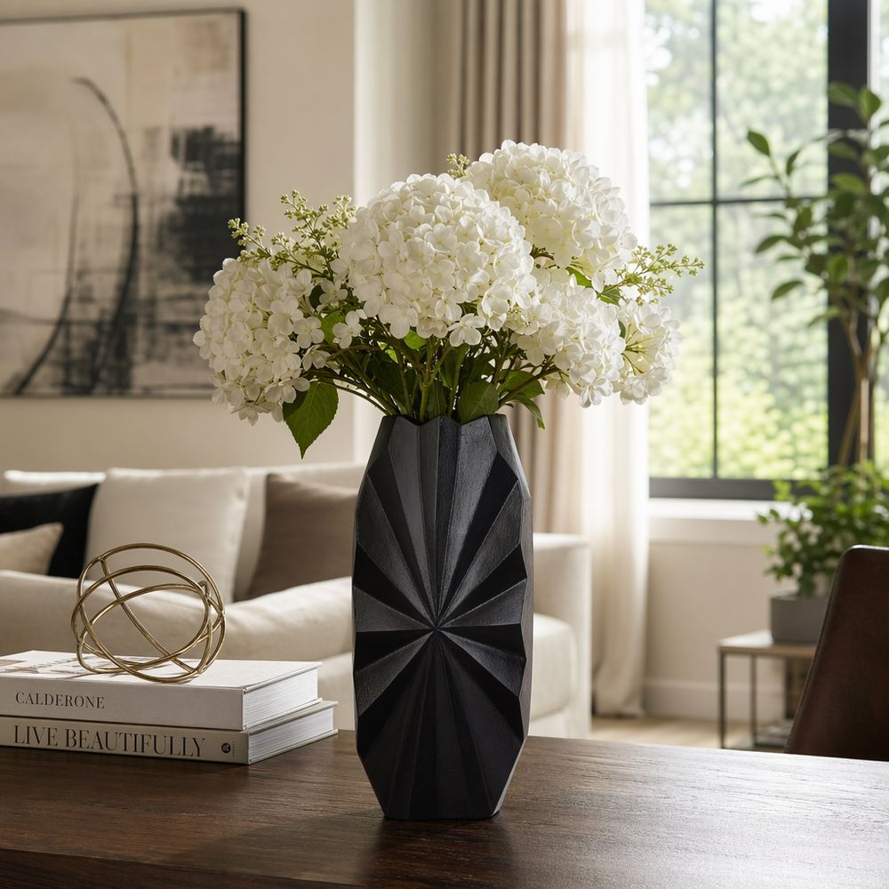 PENNPARK BLACK VASE 16 (IN)