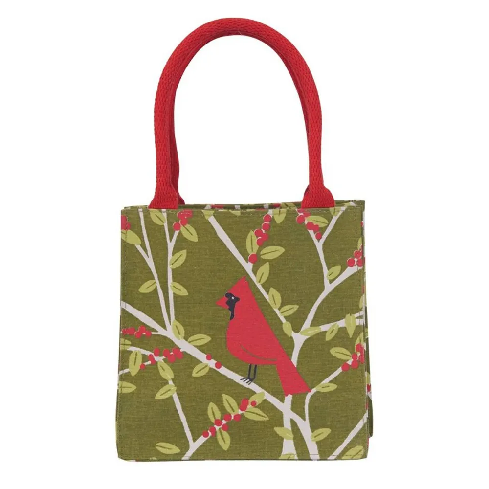 Red Cardinals Reusable Itsy Bitsy Gift Bag