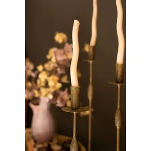 Set of 3 Forged-Iron Taper Candle Holders 4