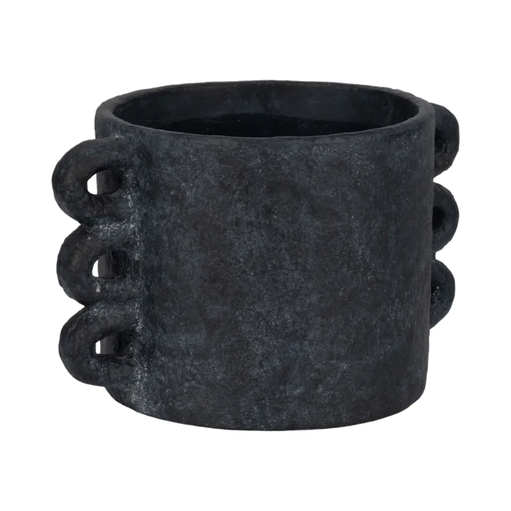 ARLOWHAVEN BLACK PLANTER 8 (IN)