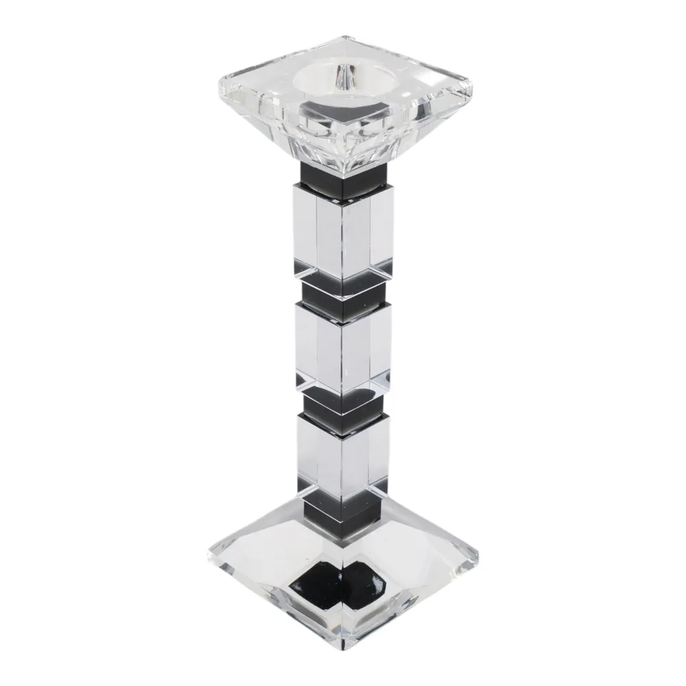 DALEYBROOK CLEAR CANDLE HOLDER 10 (IN)