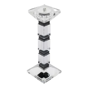 DALEYBROOK CLEAR CANDLE HOLDER 10 (IN) 7
