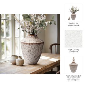 LINTONLAKE WHITE VASE 23 (IN) 10