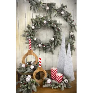 Christmas Peppermint Wreath 2