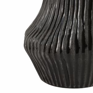 HEYDONWICK BLACK VASE 15 (IN) 6