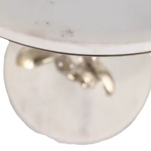ETHANLAKE WHITE TABLE 22 (IN) 6