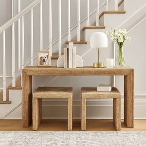 WARRENWORTH SET OF 3 TAN CONSOLES 55 (IN) 2