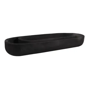 ELTONWIND SET OF 2 BLACK BOWLS 4 (IN) 4