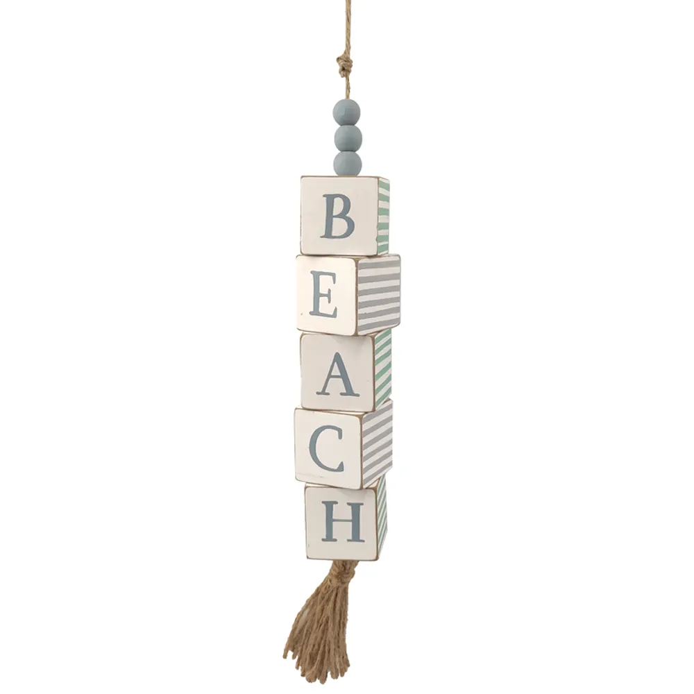 18" HANGING BEACH BLOCKS