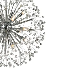 Dandelion 27'' Wide 16-Light Chandelier - Polished Chrome 4