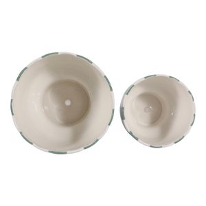 HARDYGROVE SET OF 2 GREEN PLANTER 7 (IN) 7