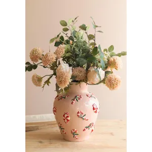 Ceramic Vase with Peppermint Detail 5