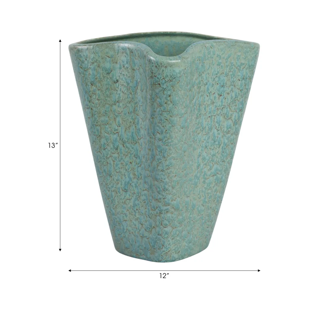 TIPTONPARK GREEN VASE 13 (IN)