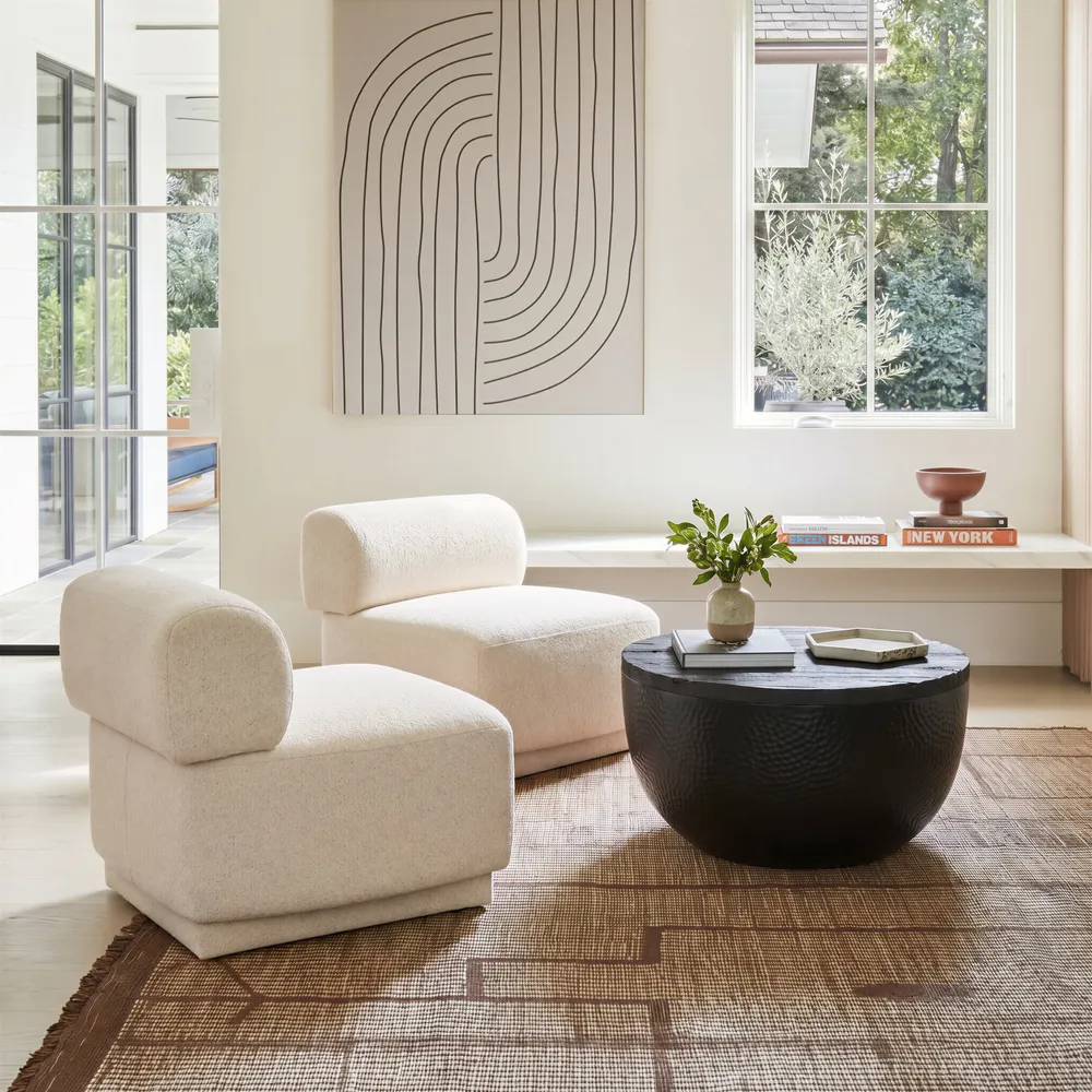 Anese Accent Chair Multigrain Beige