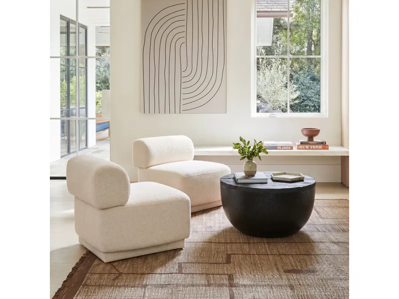 Anese Accent Chair Multigrain Beige 2