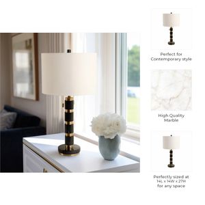 FINTONWORTH BLACK LAMP 28 (IN) 9