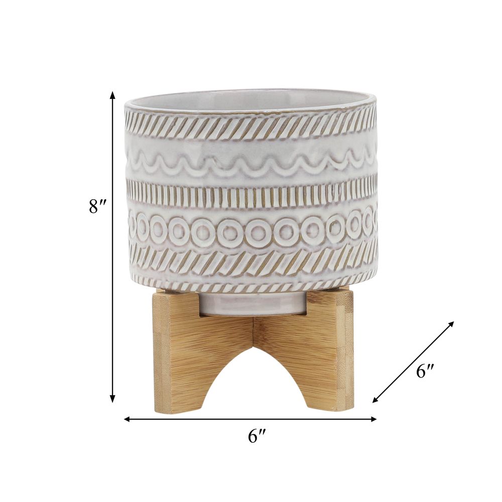 DORSETPORT IVORY PLANTER 8 (IN)