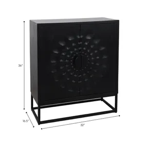 SYLVANSHAW BLACK CABINET 36 (IN) 9