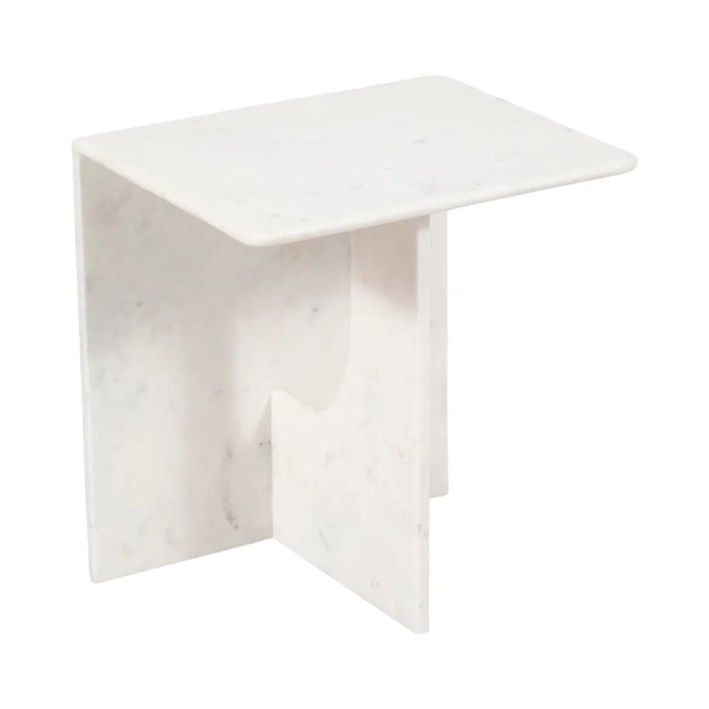 JENSENSIDE WHITE TABLE 20 (IN)