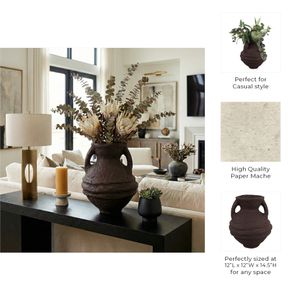 FERRIS BROWN VASE 15 (IN) 11