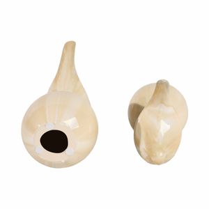 NOVAHOLM SET OF 2 TAN BIRDING 9 (IN) 7