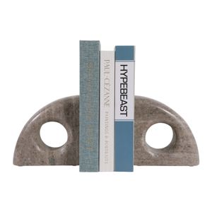 COLTONLAND SET OF 2 TAN BOOKENDS 6 (IN) 3