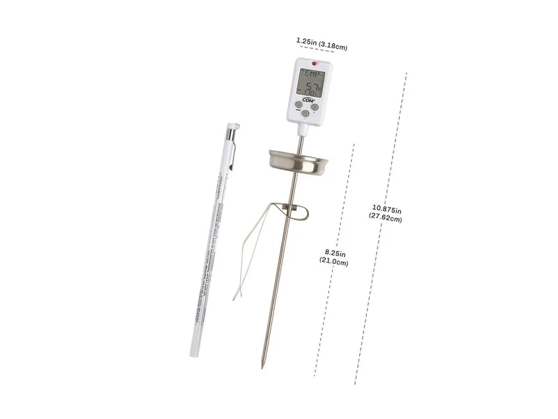 CDN Thermometer, Digital, Candy, White 1