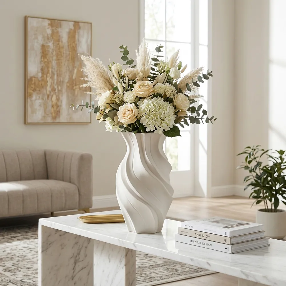 DORIANWIND IVORY VASE 20 (IN)