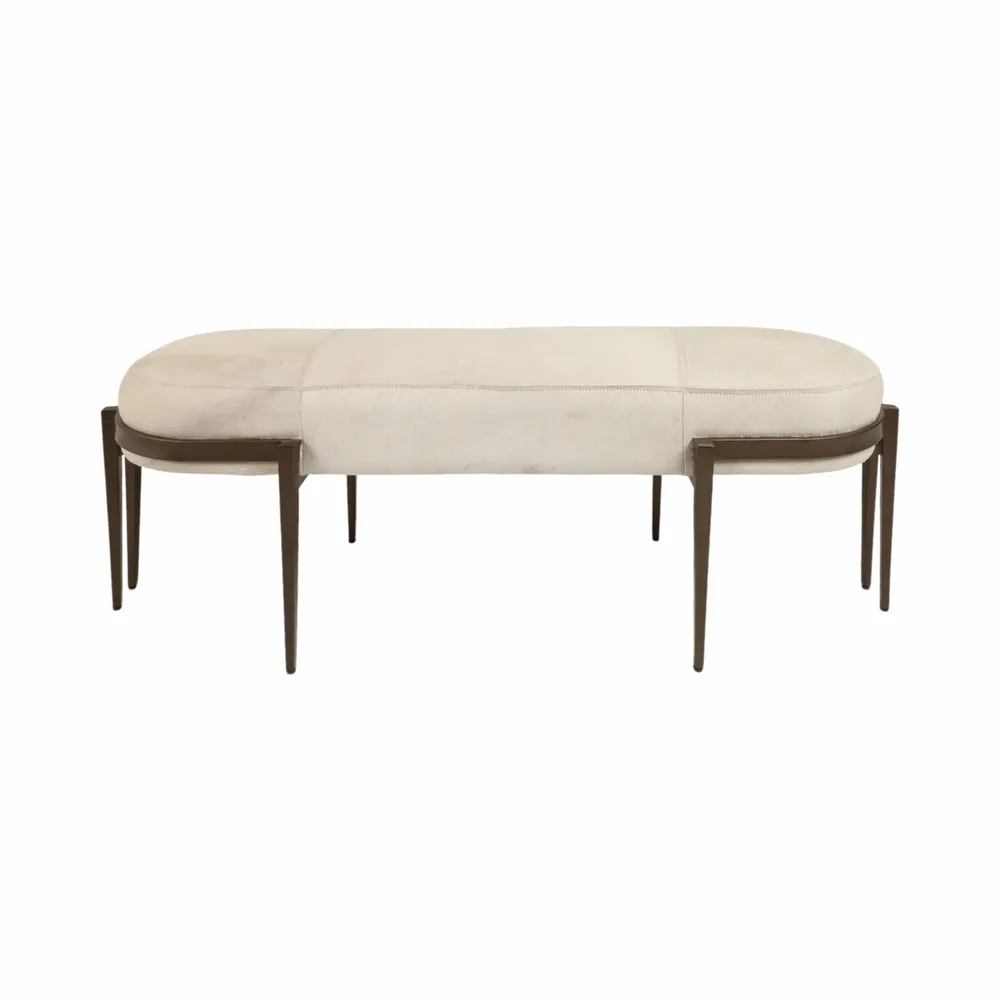 CROSBYFORD WHITE BENCH 19 (IN)