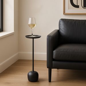 ELDREDCLIFF BLACK ACCENT TABLE 25 (IN) 10