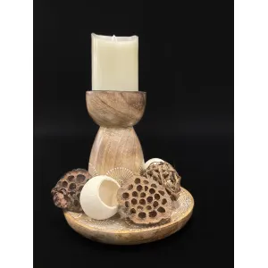 Dandelion  Medium Candle Plate 8x8x1in 4