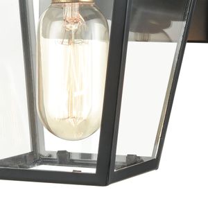 Main Street 10'' High 1-Light Outdoor Sconce - Black 3