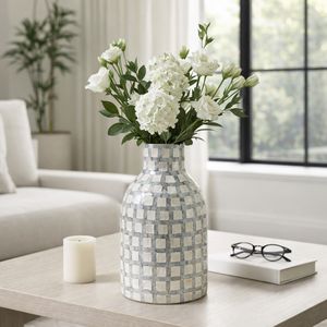 DARRENROSE IVORY VASE 16 (IN) 12
