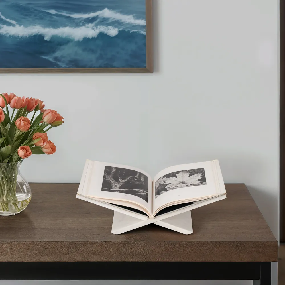 HAVENRUN WHITE BOOKSTAND 5 (IN)