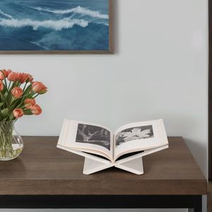 HAVENRUN WHITE BOOKSTAND 5 (IN) 2