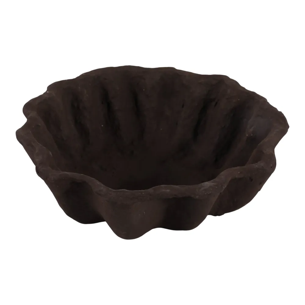HADFIELDOAK BROWN BOWL 4 (IN)