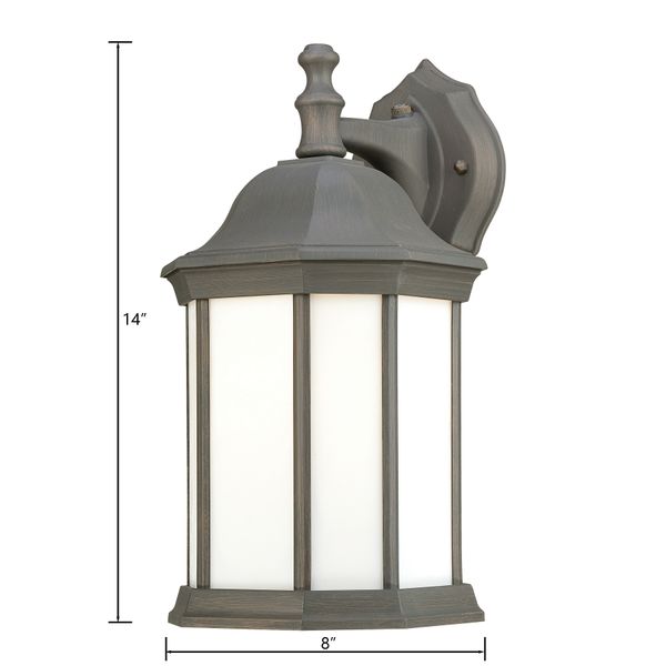 Hawthorne 14'' High 1-Light Outdoor Sconce - Painted Bronze