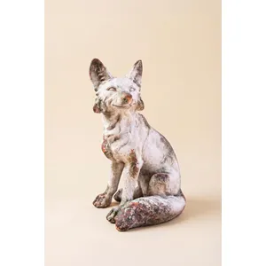 Faux Concrete Sitting Fox 2