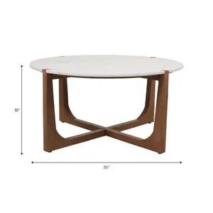 ENSLEYGATE TAN COFFEE TABLE 18 (IN) 10
