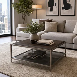 FORDHAMCLIFF BROWN COFFEE TABLE 18 (IN) 7