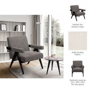 HELENAROSE GRAY CHAIR 36 (IN) 10