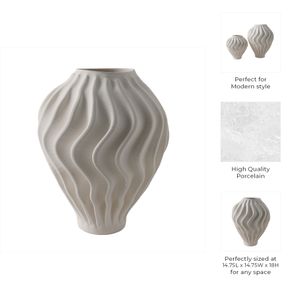 RAETON IVORY VASE 18 (IN) 10