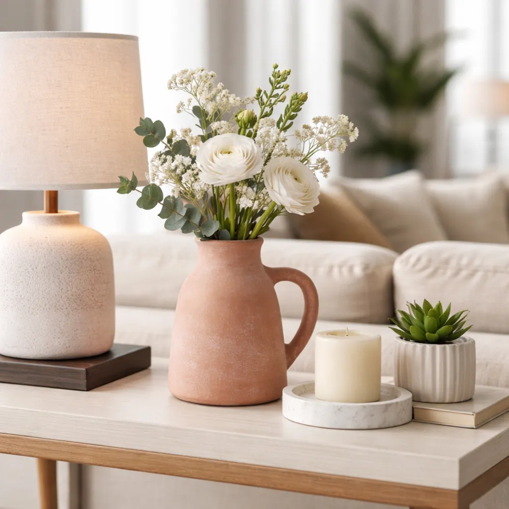 SHERMANCLIFF BROWN VASE 9 (IN)