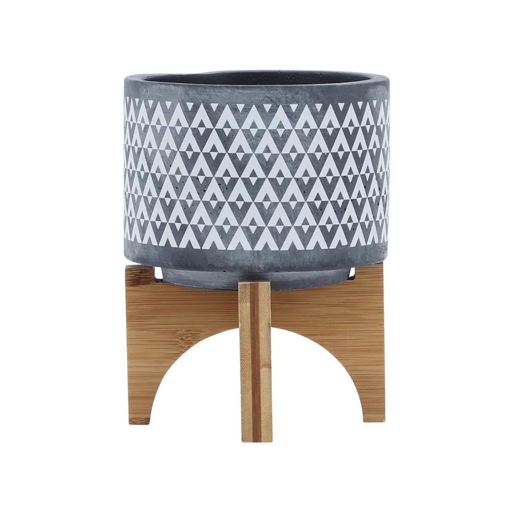 LYNNMILL GRAY PLANTER 6 (IN)