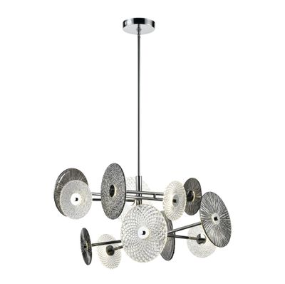 Dream Catcher 37″ Wide Integrated LED Chandelier - Chrome
