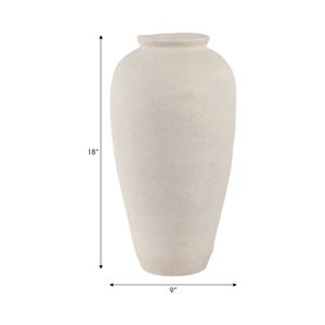 LAKEWOOD WHITE VASE 19 (IN) 9